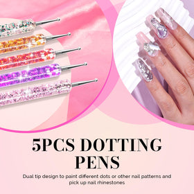 MelodySusie acrylic nail brushes arranged neatly