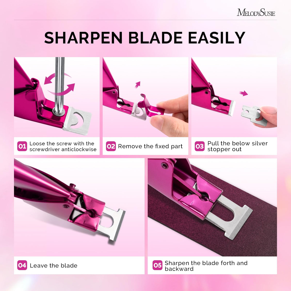 MelodySusie Acrylic Nail Clippers packaging