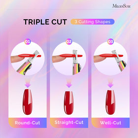 MelodySusie Acrylic Nail Clippers with packaging displayed