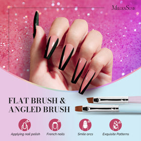 MelodySusie angled nail brush close-up