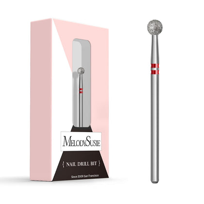 MelodySusie Ball Shape Cuticle Clean Nail Drill Bit front view