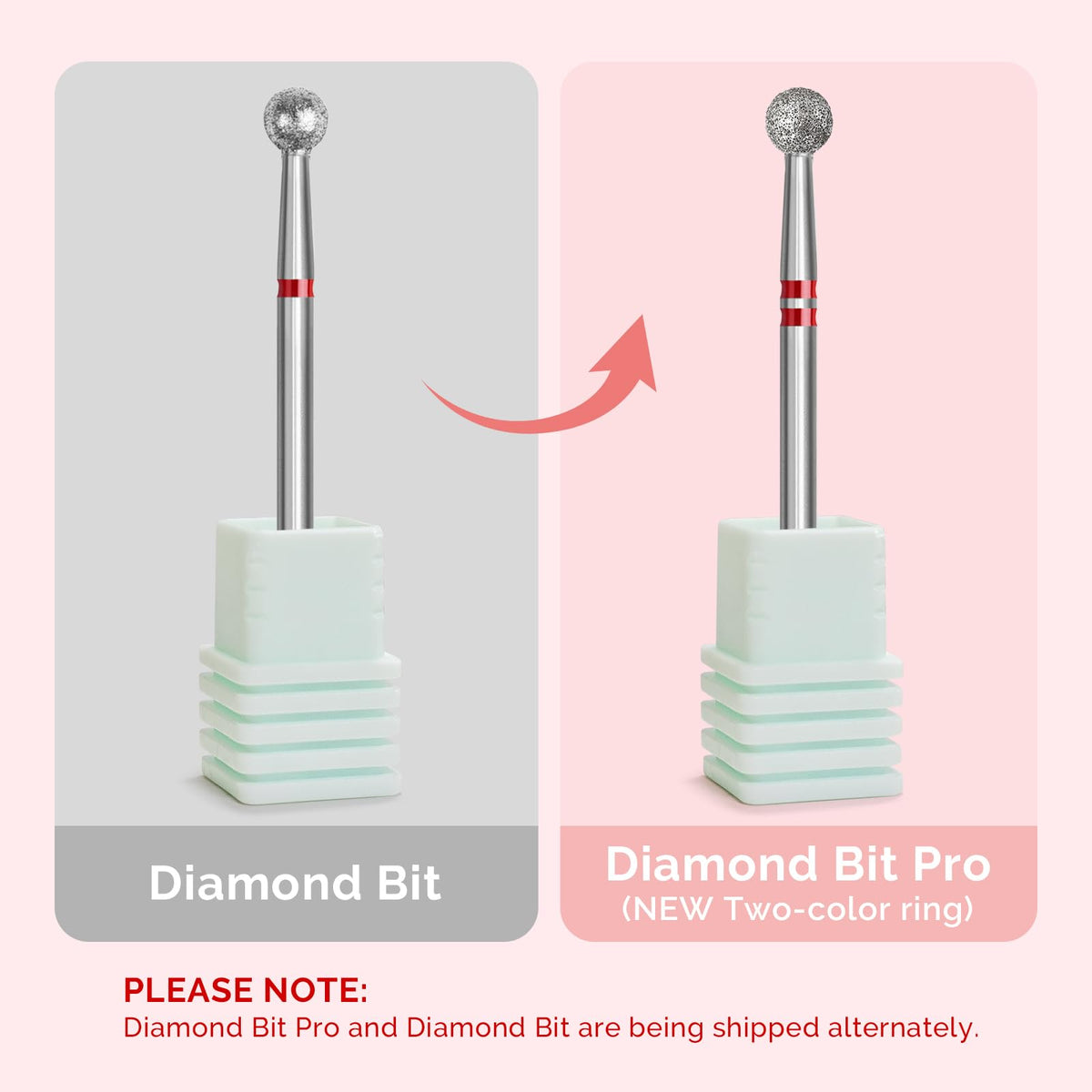 MelodySusie Ball Shape Cuticle Clean Nail Drill Bit packaging