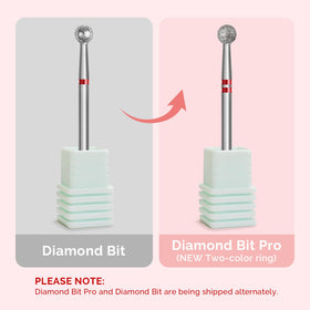 MelodySusie Ball Shape Cuticle Clean Nail Drill Bit packaging
