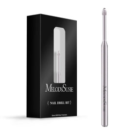 MelodySusie Cuticle Clean Nail Drill Bit 3/32'' silver front view
