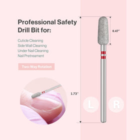 MelodySusie Cuticle Cleaner Nail Drill Bit on a nail care table