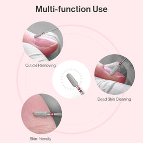 MelodySusie Cuticle Cleaner Nail Drill Bit with close-up of tip