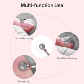 MelodySusie Cuticle Cleaner Nail Drill Bit with tool accessories