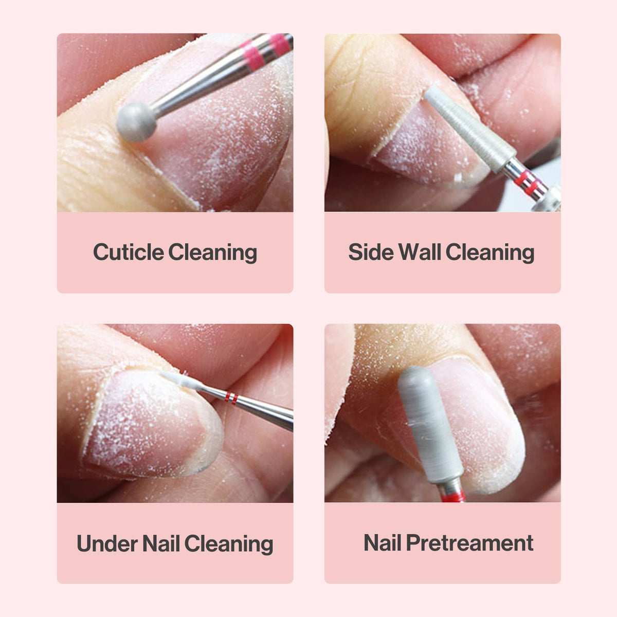 MelodySusie drill bit being used on nails