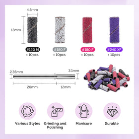 MelodySusie drill bits set with dust-proof ring