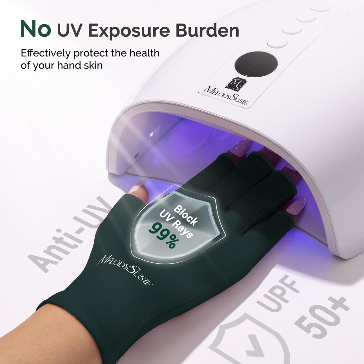 MelodySusie Fingerless UV Protection Gloves packaging