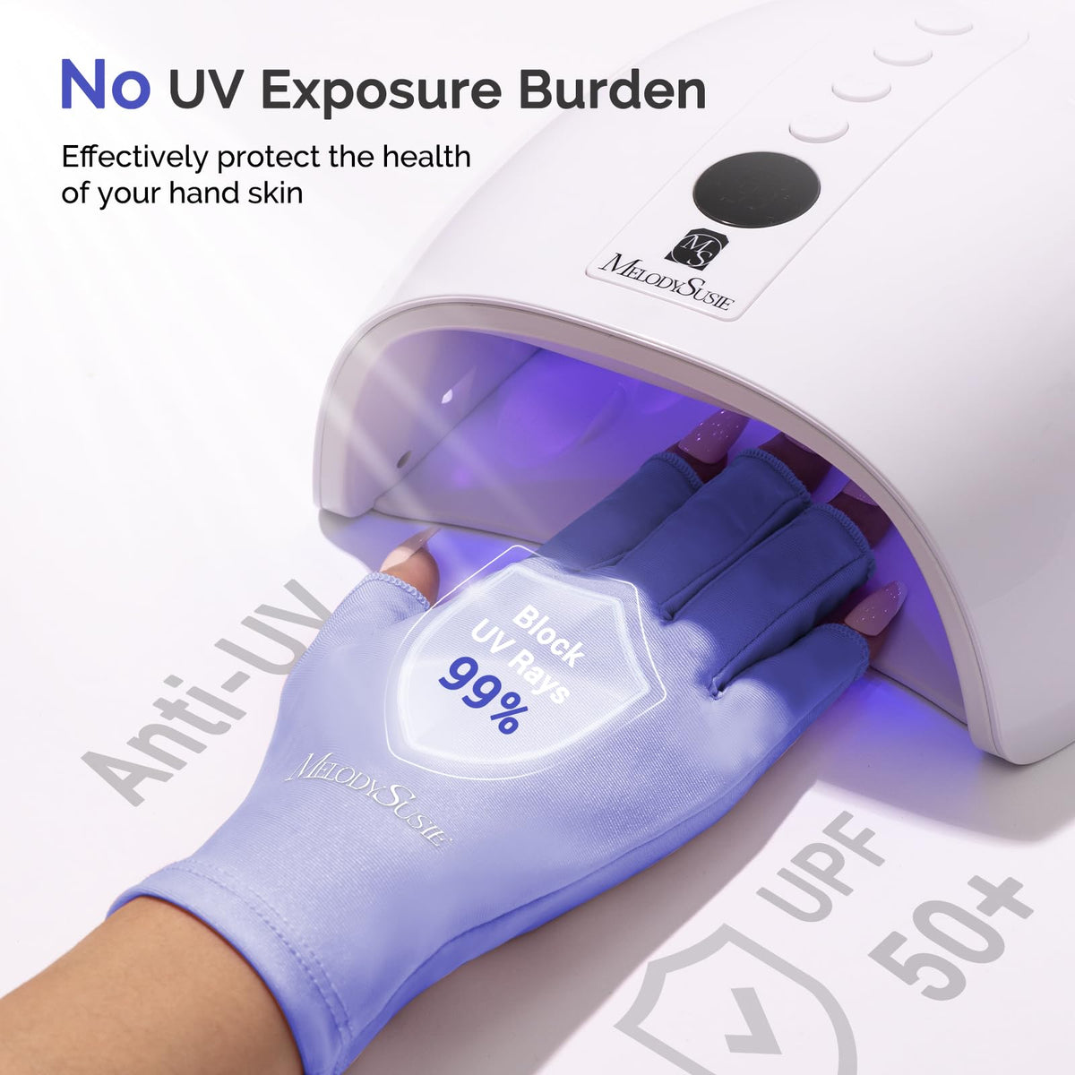 MelodySusie Fingerless UV Protection Gloves packaging