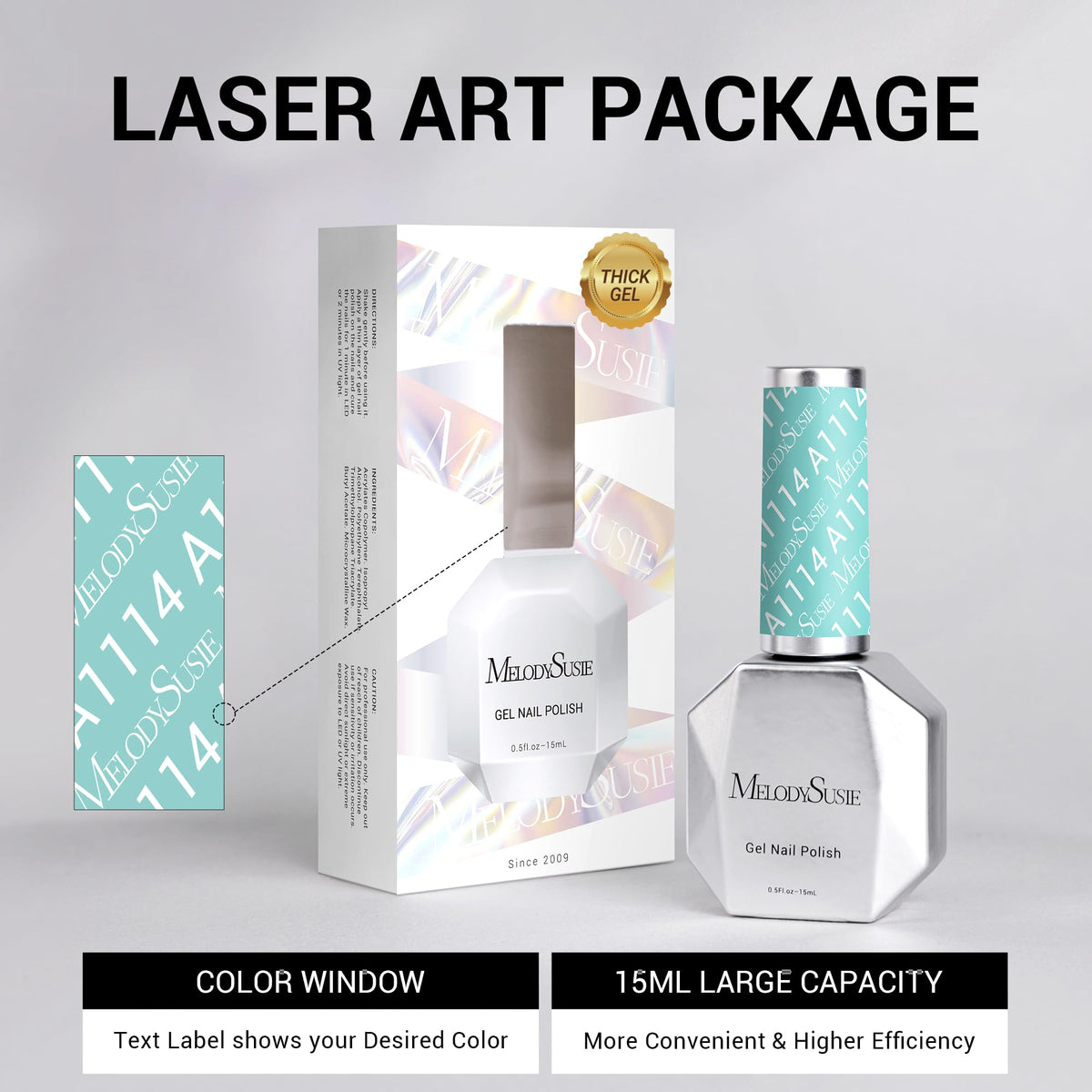 MelodySusie Gel Nail Polish curing under UV lamp