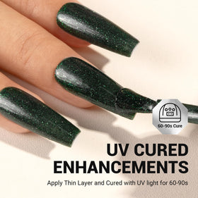 MelodySusie Green Glitter Gel Nail Polish packaging