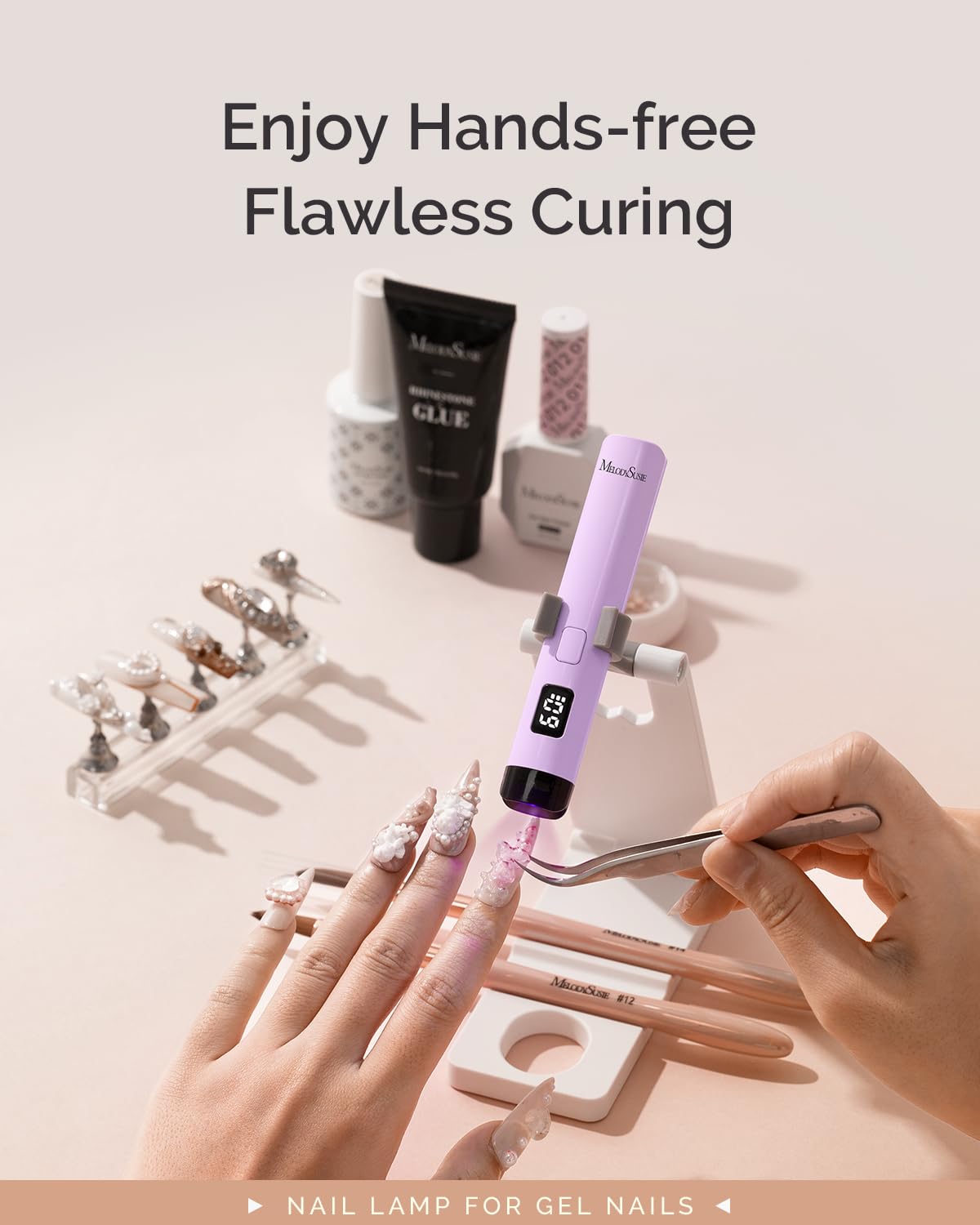 MelodySusie Handheld UV Light compact design for travel