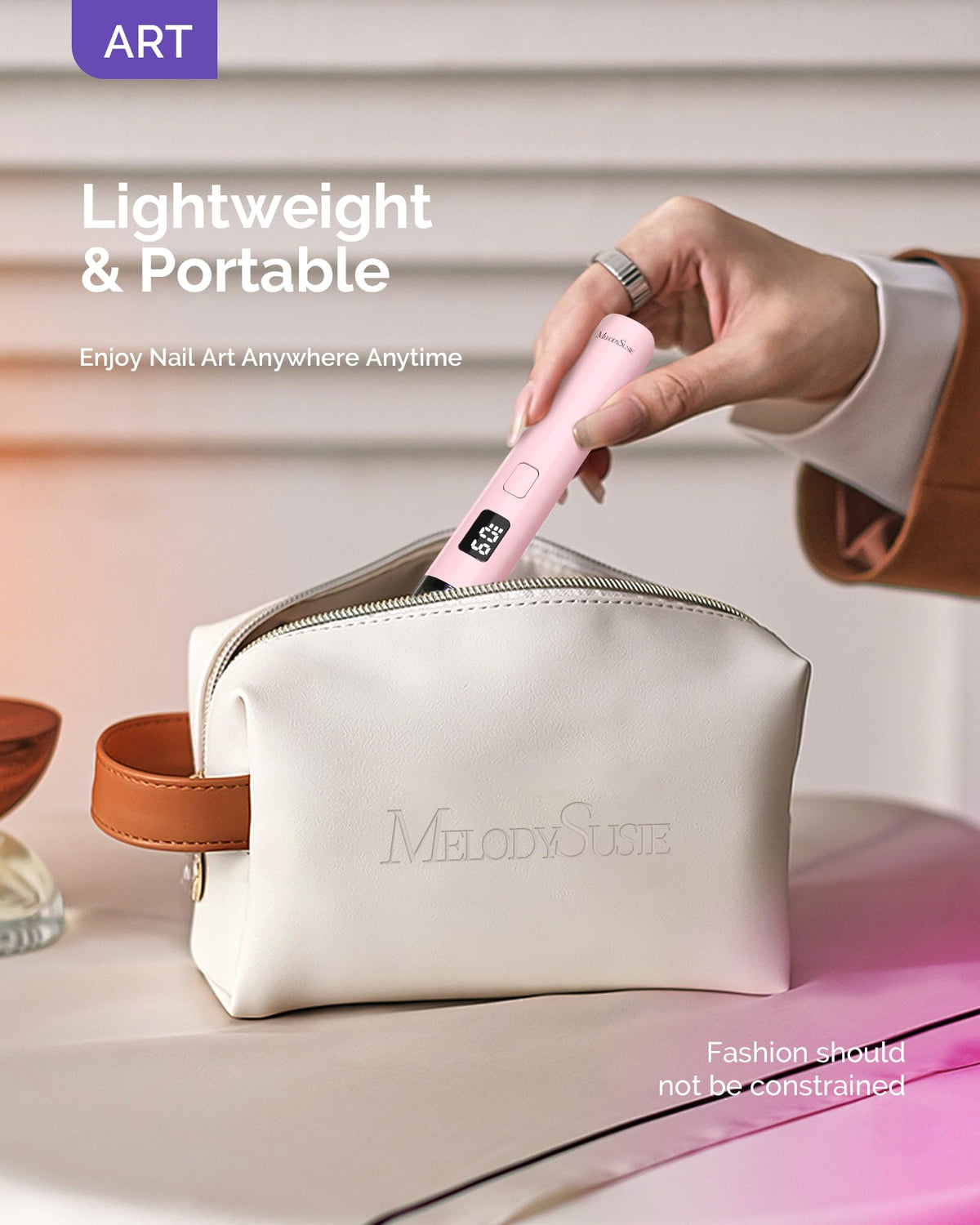 MelodySusie Handheld UV Light compact design for travel