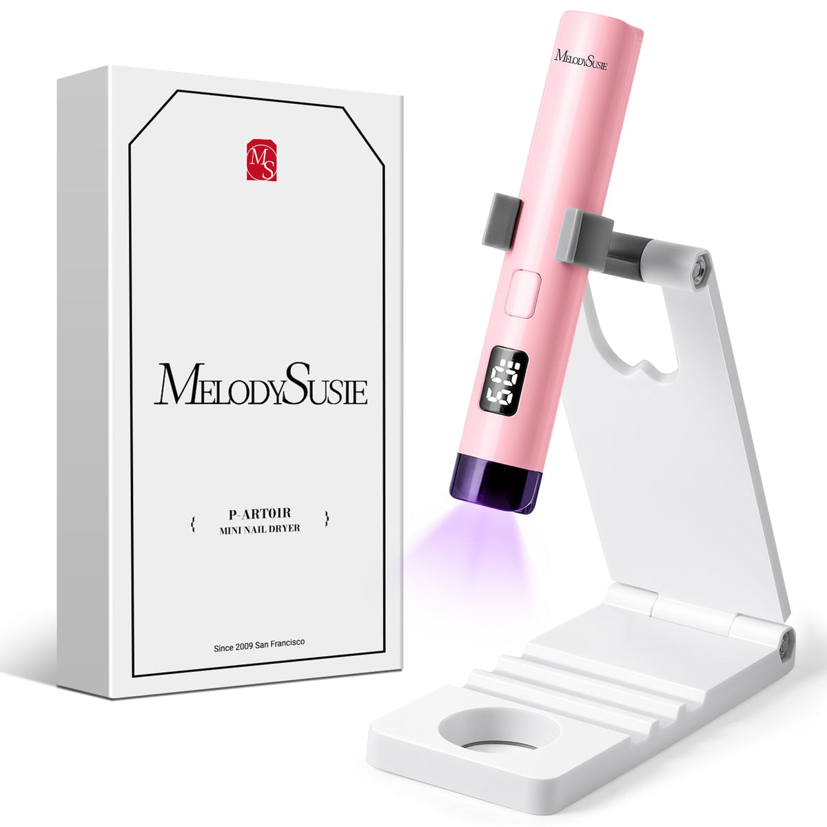 MelodySusie Handheld UV Light for Gel Nails front view