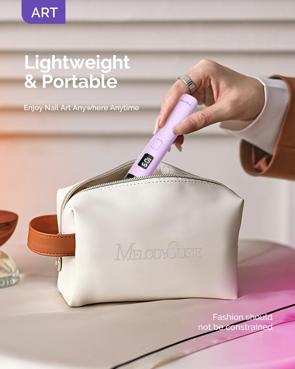 MelodySusie Handheld UV Light packaging and accessories