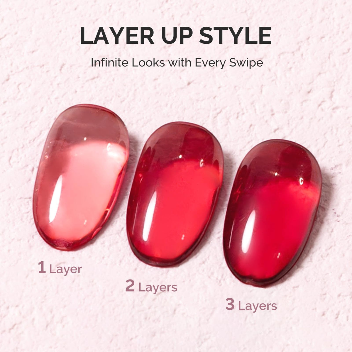 MelodySusie Jeweliver Gel Nail Polish Glassy Red bottle side view