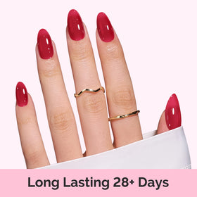 MelodySusie Jeweliver Gel Nail Polish Glassy Red packaging