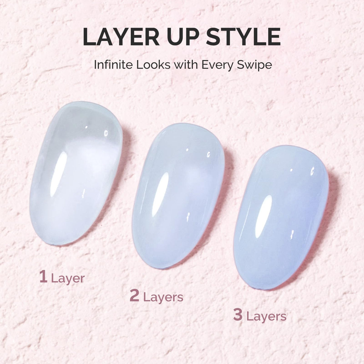 MelodySusie Jeweliver Gel Nail Polish light blue bottle side view