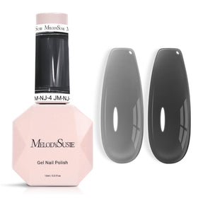 MelodySusie Jeweliver Jelly Gel Nail Polish black bottle front view