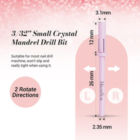 MelodySusie mandrel bit held in hand for demonstration