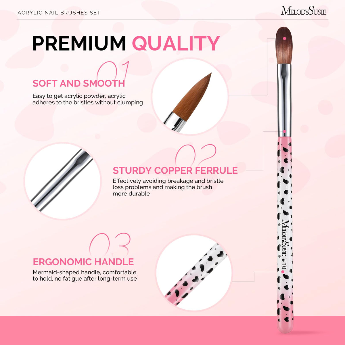 MelodySusie nail brush set in packaging