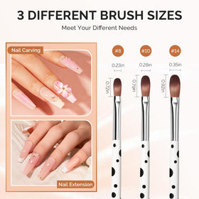 MelodySusie nail brushes on a nail art table