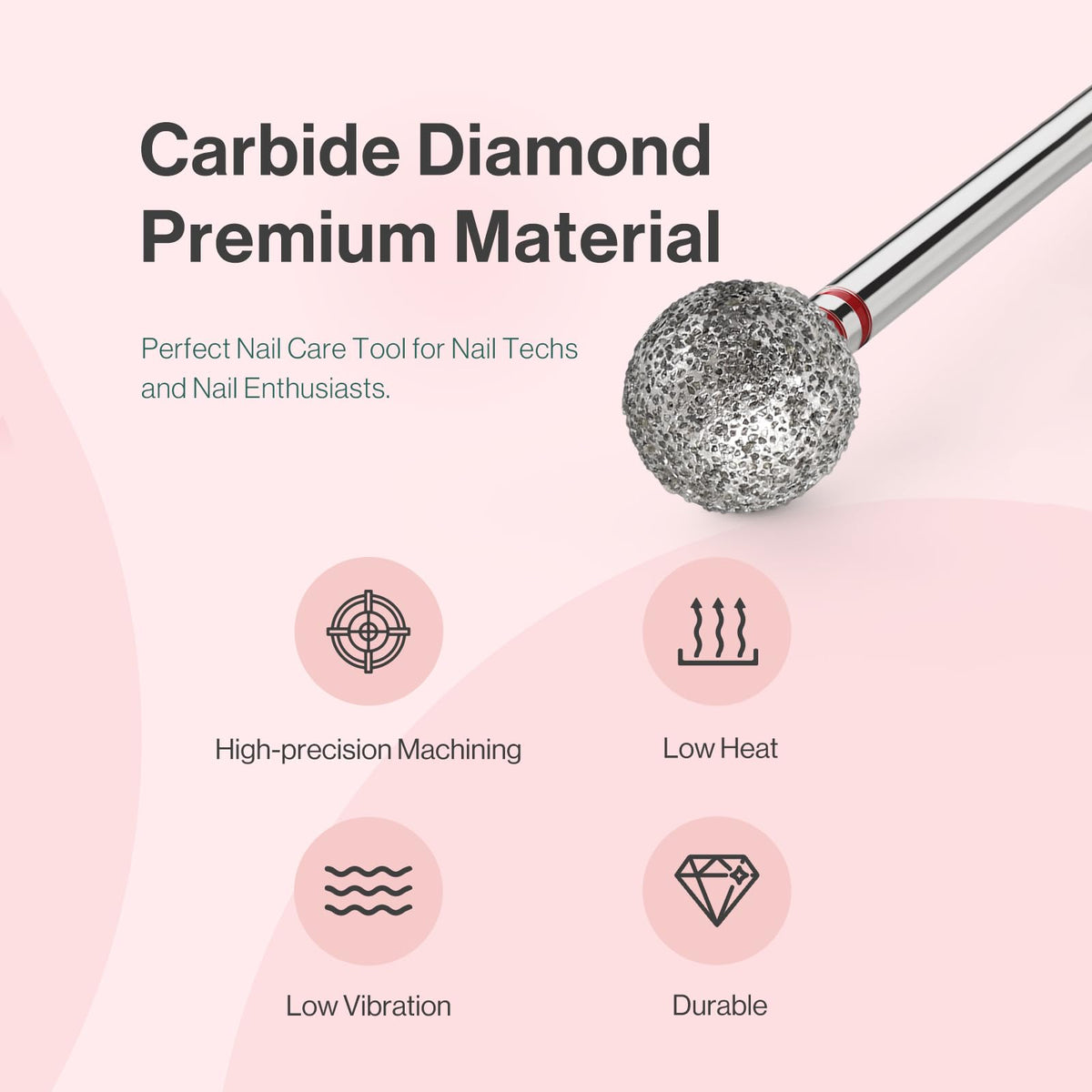MelodySusie Nail Drill Bit packaging and details