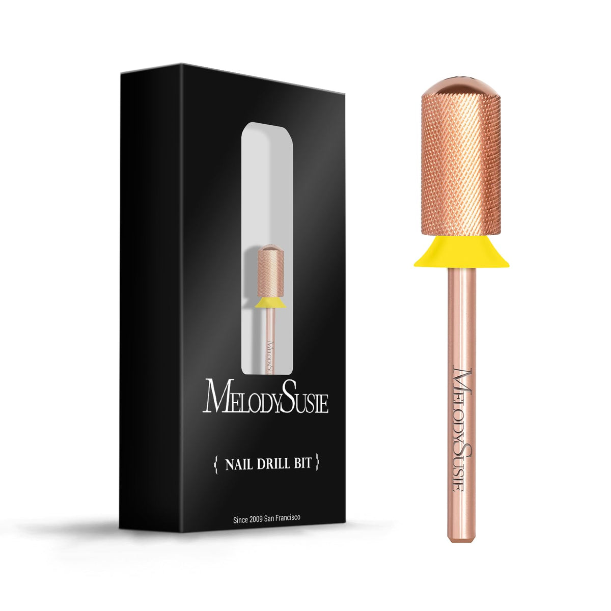 MelodySusie Nail Drill Bits 3/32'' Rose Gold front view