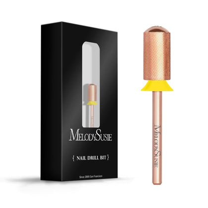 MelodySusie Nail Drill Bits 3/32'' Rose Gold front view