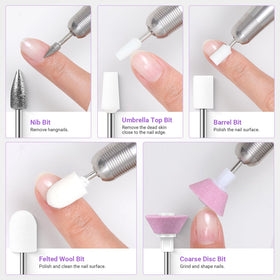 MelodySusie nail drill bits for acrylic and gel nails