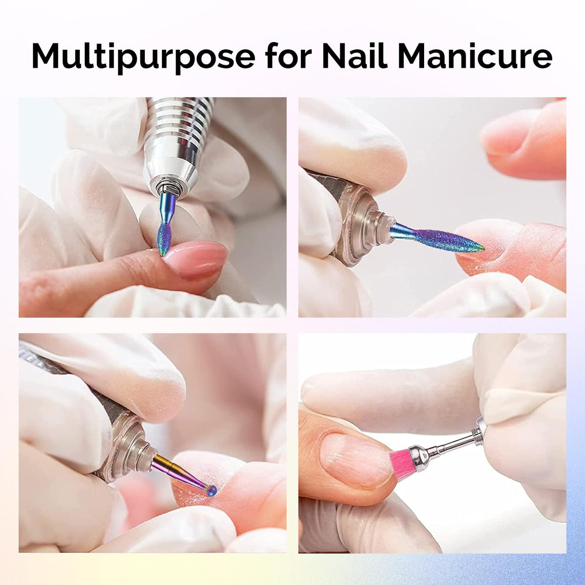 MelodySusie nail drill bits for manicure and pedicure