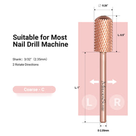 MelodySusie Nail Drill Bits in packaging