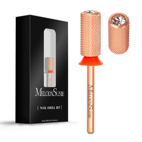 MelodySusie Nail Drill Bits Rose Gold front view