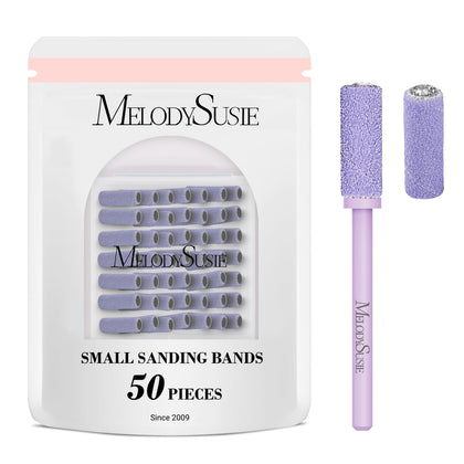 MelodySusie Nail Drill Bits Set 50 Pcs Purple packaging front view