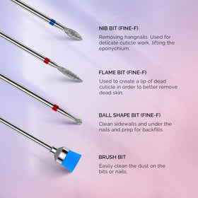 MelodySusie nail drill bits set packaging