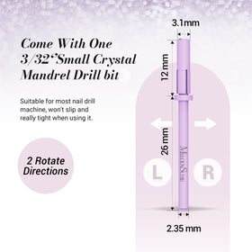 MelodySusie Nail Drill Bits set with tools for nail care