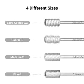 MelodySusie Nail Drill Bits Silver in packaging
