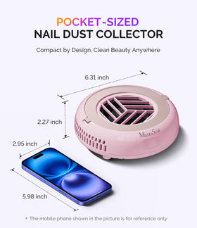 MelodySusie Nail Dust Collector HProA with anti-slip feet