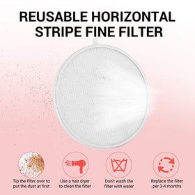 MelodySusie Nail Dust Collector in use during nail filing