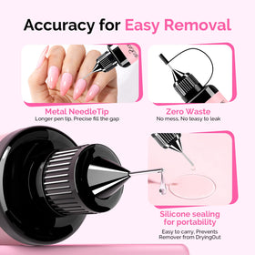 MelodySusie Nail Glue Remover 15ml application tip