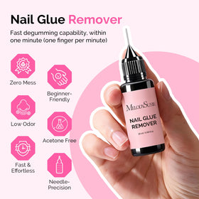 MelodySusie Nail Glue Remover 20ML bottle back view