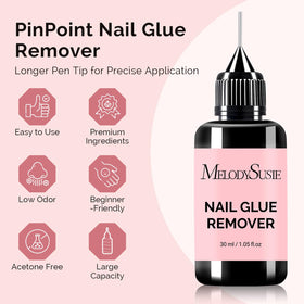 MelodySusie Nail Glue Remover 30ML back view