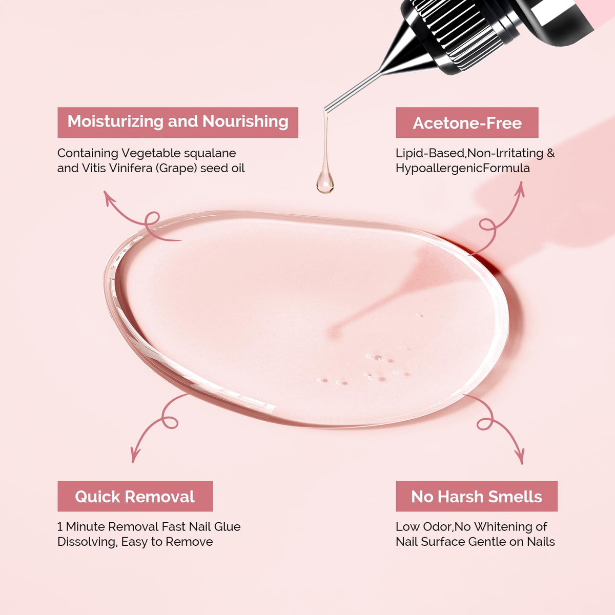 MelodySusie Nail Glue Remover 30ML side view