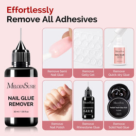 MelodySusie Nail Glue Remover 30ML with applicator tip