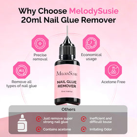 MelodySusie Nail Glue Remover with nail art accessories