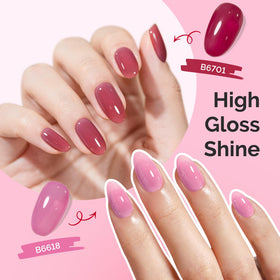 MelodySusie nail polish bottles on a stylish background