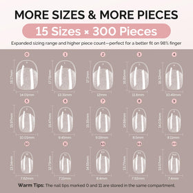 MelodySusie Nail Tips in a professional salon setup