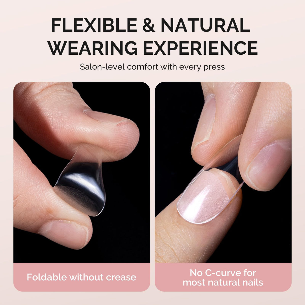 MelodySusie Nail Tips in use on a hand